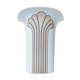 Vase en porcelaine à decior de palme