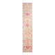 3x13 Rug For Kitchen Pink Beige Herki Vintage Runner Rug, 79x402Cm SK 4146