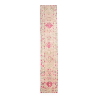 Tapis de cuisine Herki Vintage, 3x13, rose et Beige, 79x402Cm, SK 4146