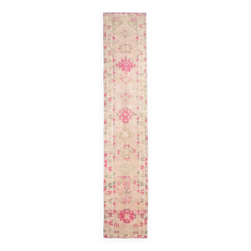 Tapis de cuisine Herki Vintage, 3x13, rose et Beige, 79x402Cm, SK 4146