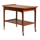 Teak trolley by Yngvar Sandström for Seffle