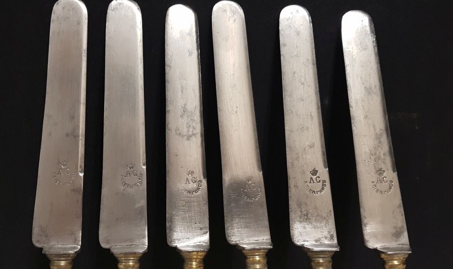 6 table knives