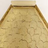 Art Deco glass moulded plateau