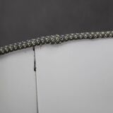 1970s Italian VeArt Glass Table Lamp with Fabric Lamp Shade