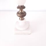 Brass and alabaster laying lamp