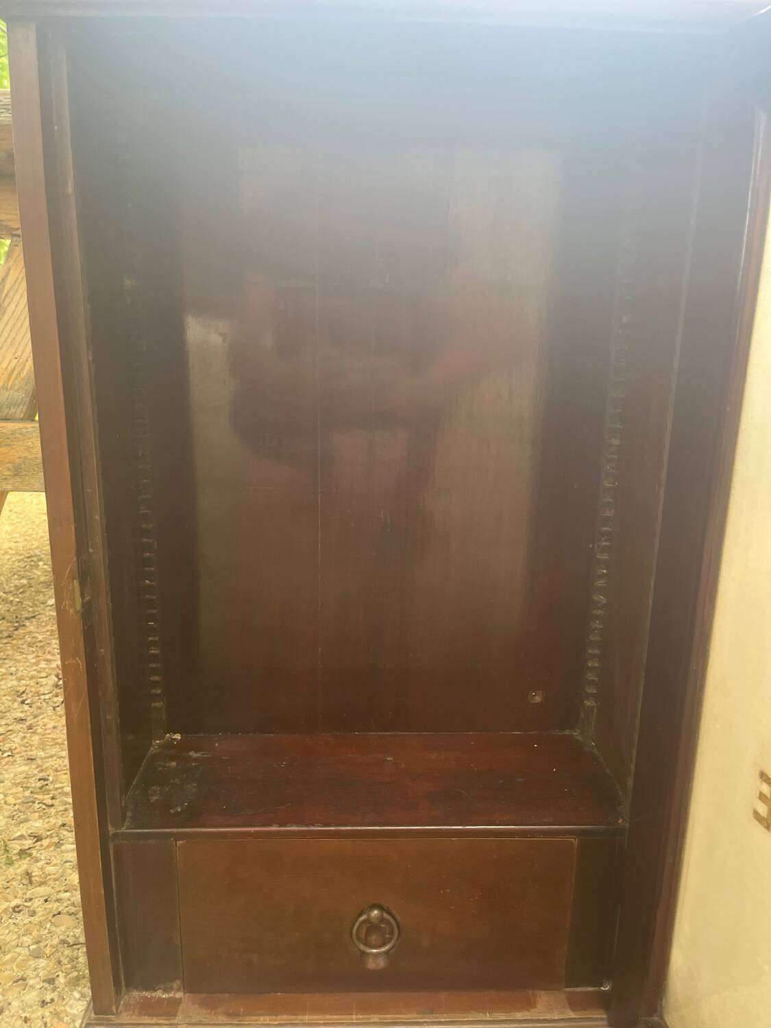 Old medicine cabinet furniture shelf professional furniture glass door