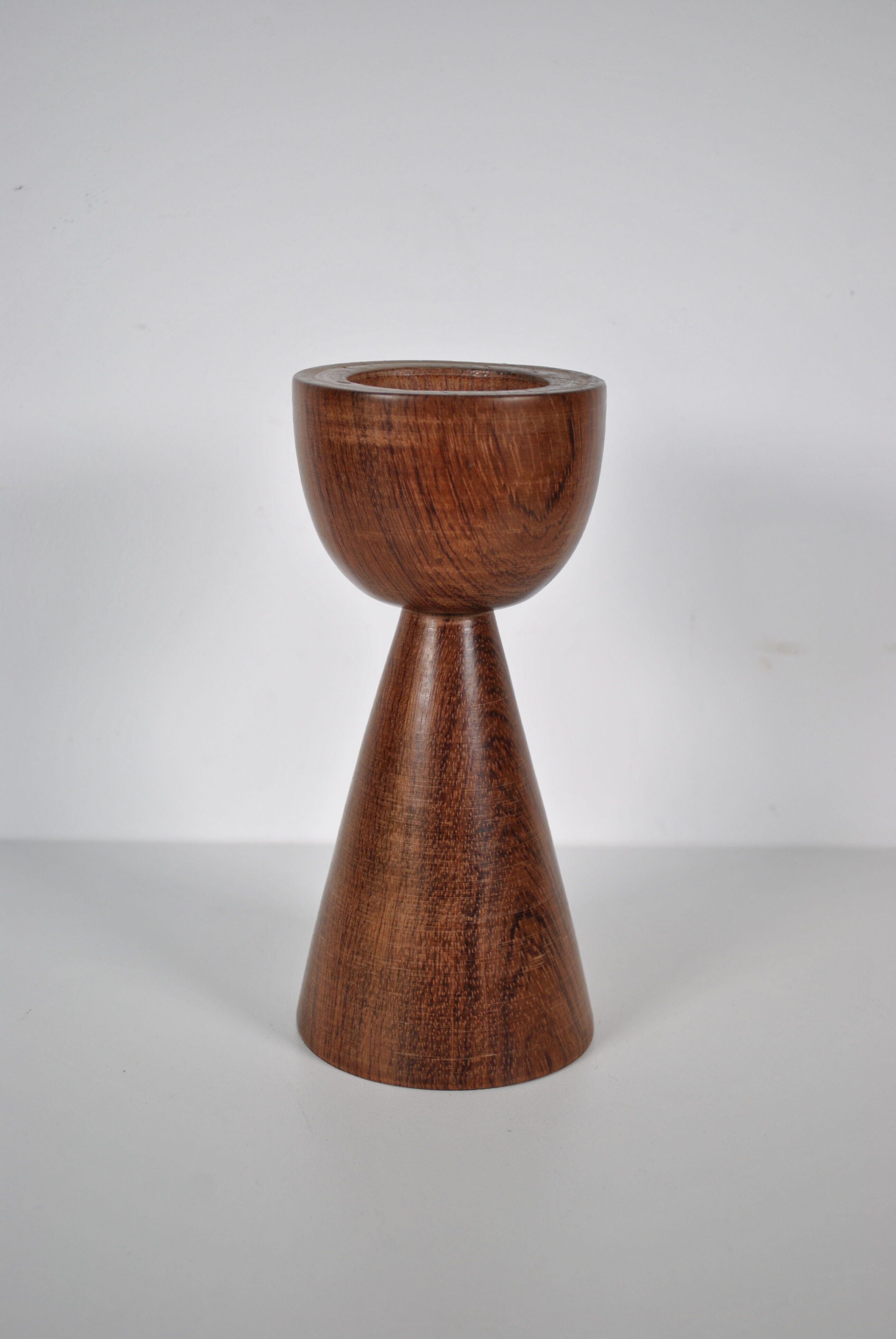 Teak candle holder 1970