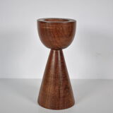 Teak candle holder 1970