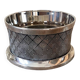 Silver metal bottle coaster