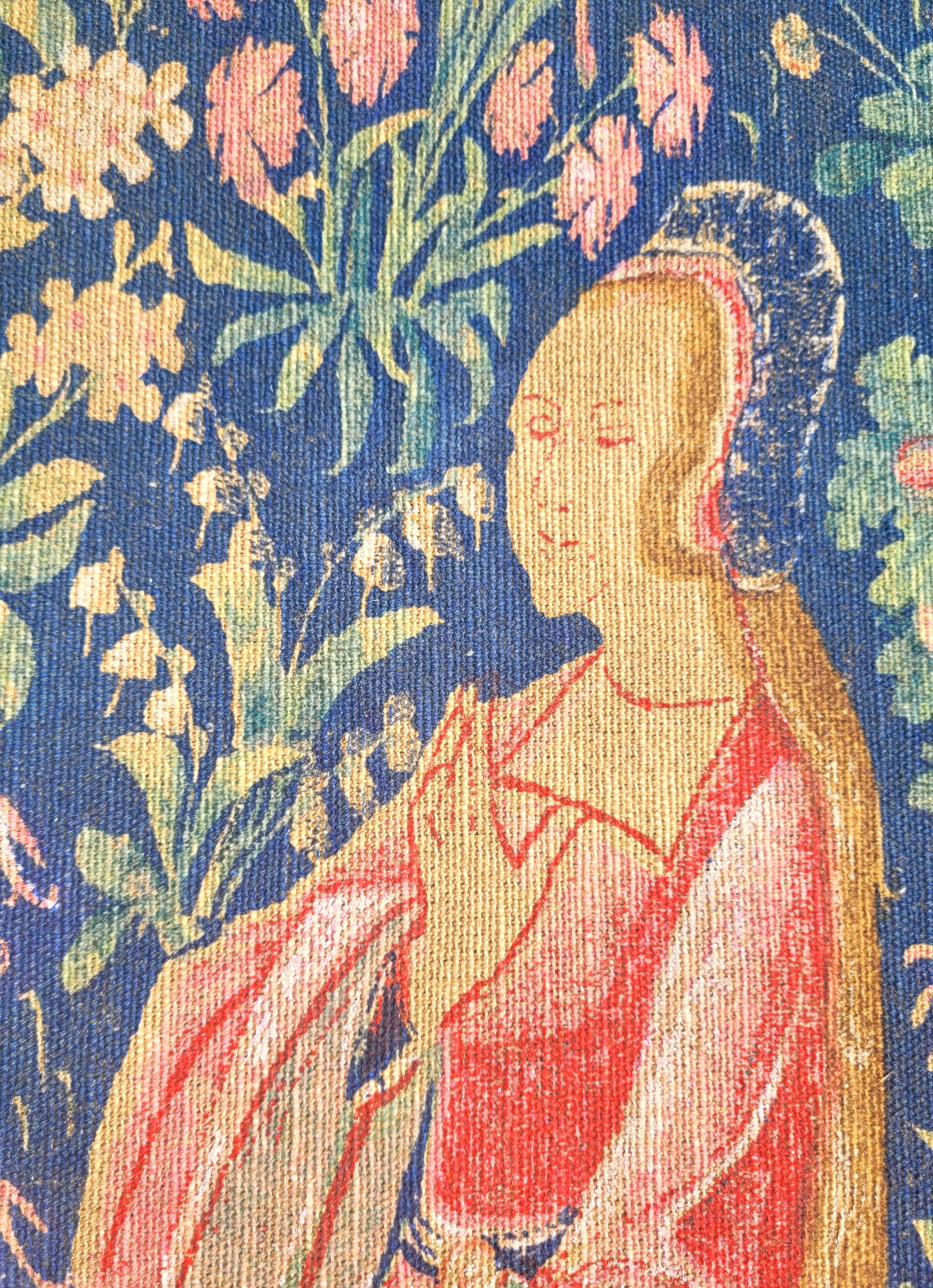 Tenture d'une scène galante