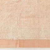 8x10 Pale Orange Beige Handmade Vintage Oushak Rug