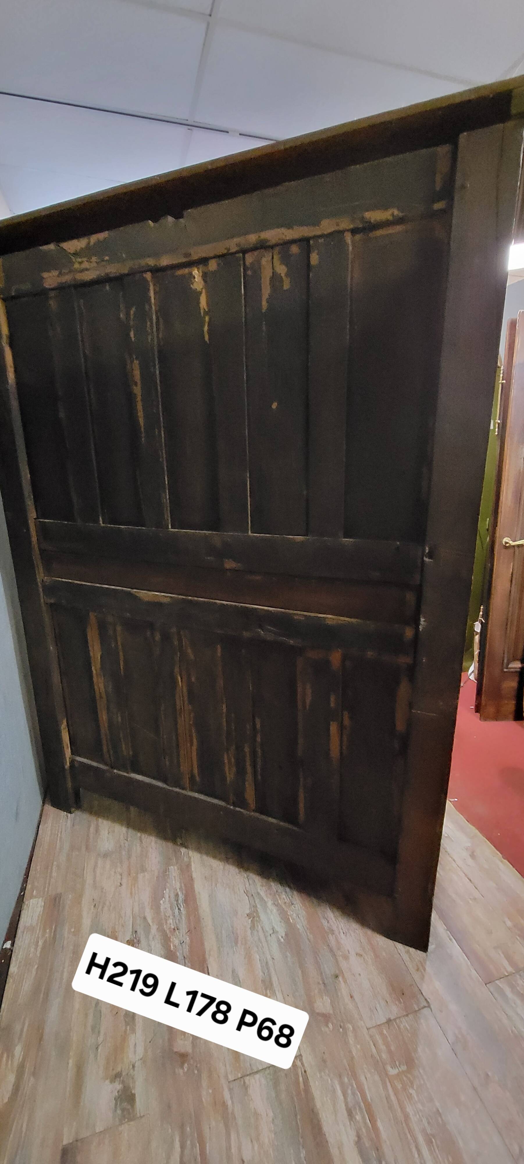 Louis XIII period four-door buffet in solid oak