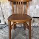 Old BAUMANN Style Bistro Chair Light Bent Wood Vintage #A595
