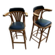 Pair of vintage bistro stools 1950/60 thonet style