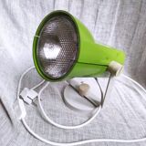 Apple green vintage metal table lamp