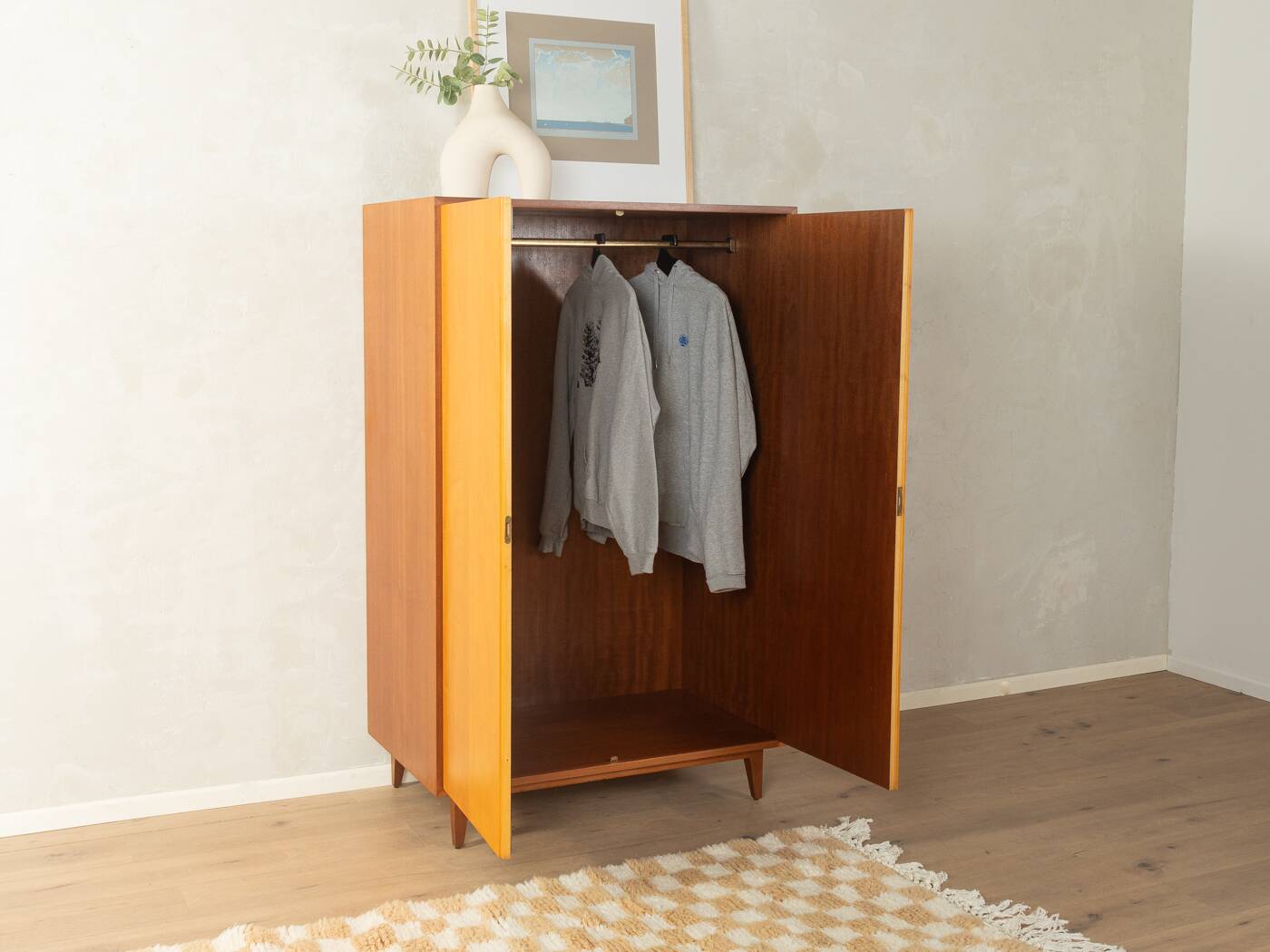 Classic wardrobe by Erich Stratmann for Oldenburger Möbelwerkstätten, 1950s