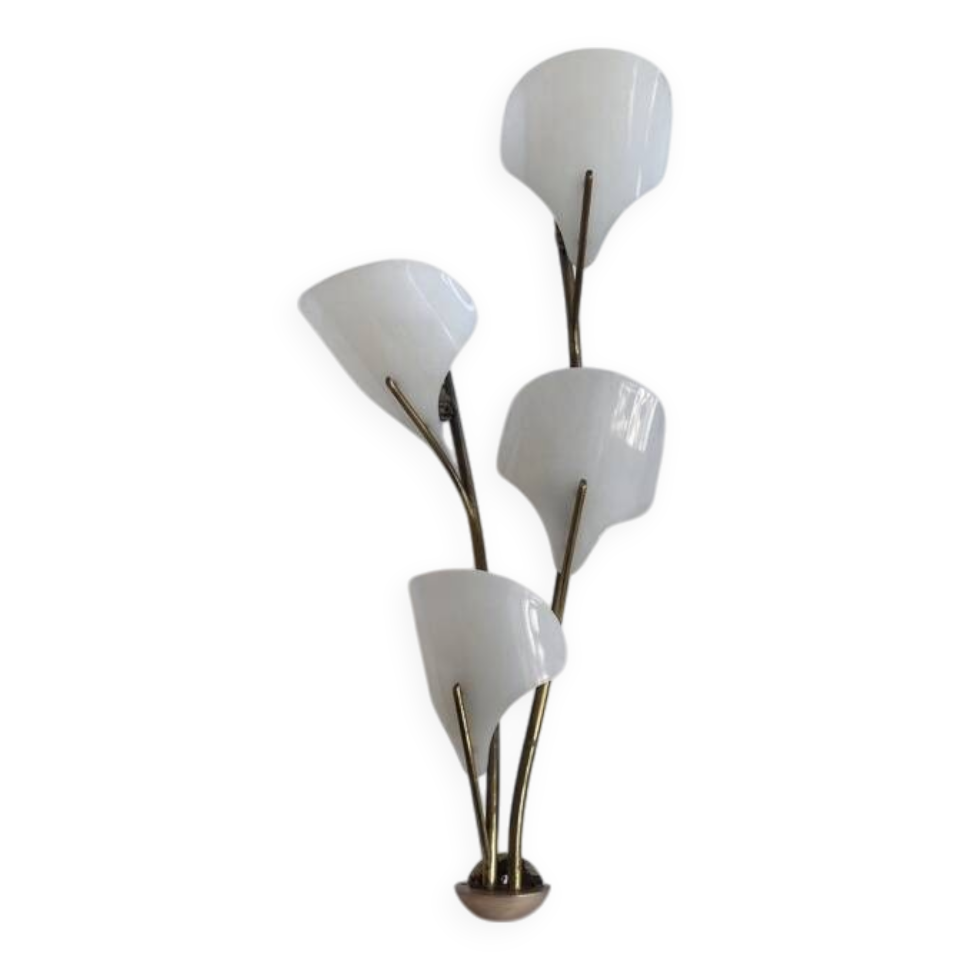 Vintage 1950s sculpture wall lamp