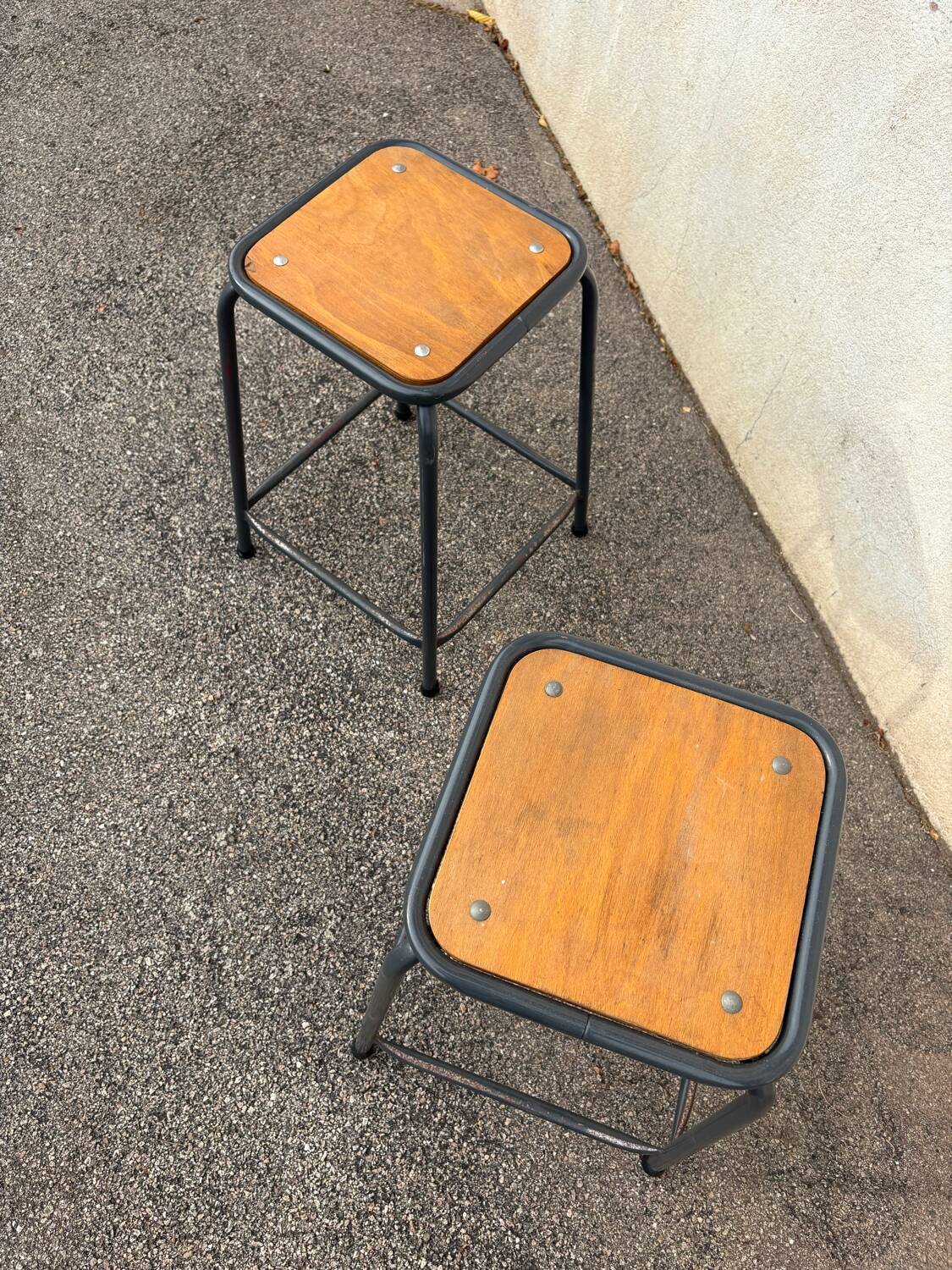 Set de 2 tabourets ind