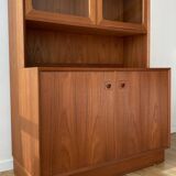 Scandinavian teak display cabinet from the 60s by Erik Brouer