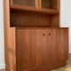 Meuble vitrine scandinave années 60 en teck par Erik Brouer