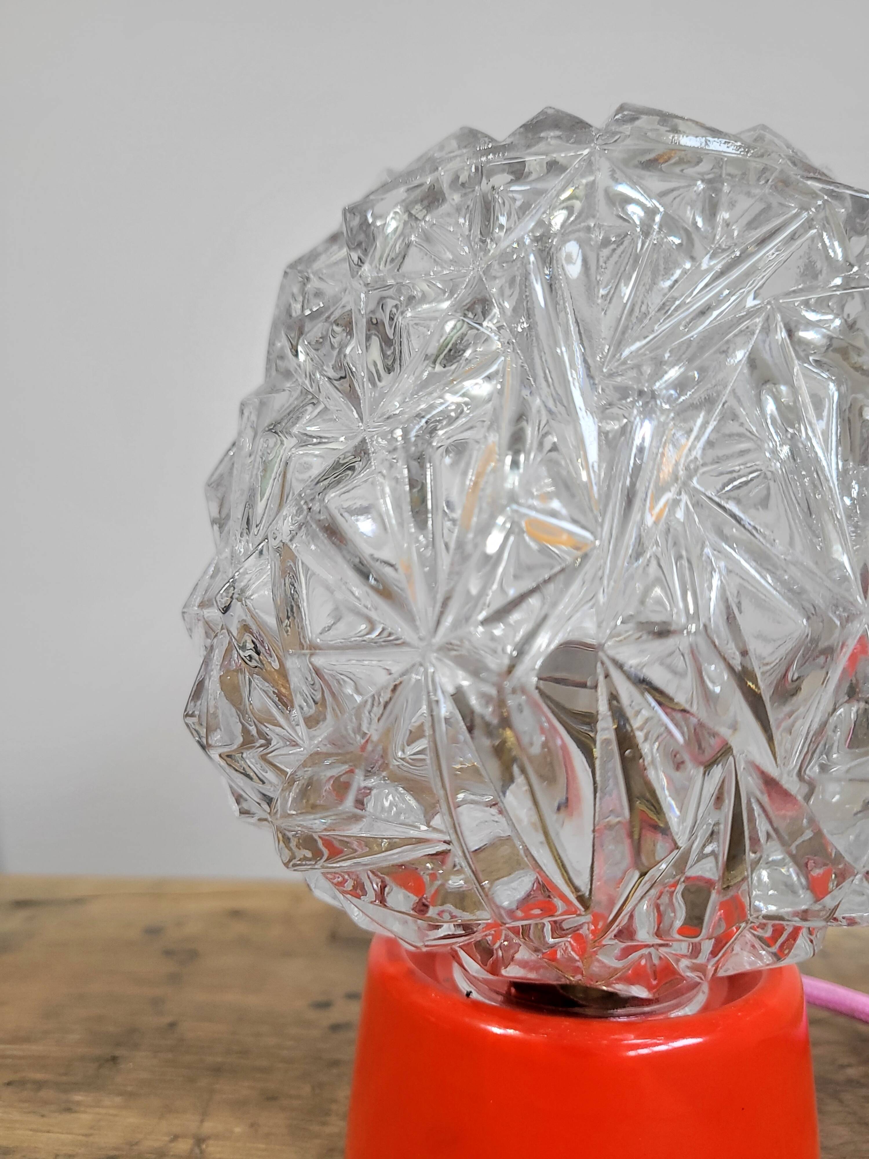 Vintage chic and colorful lamp