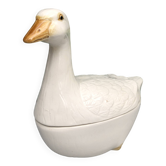 Vintage Earthenware Terrine Michel Caugant Goose France