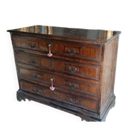 Antique inlaid commode - Italy, 17th century
