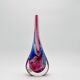 Oball Murano Vase - Sommerso - 24k Gold - Labeled - H30cm/1.17kg
