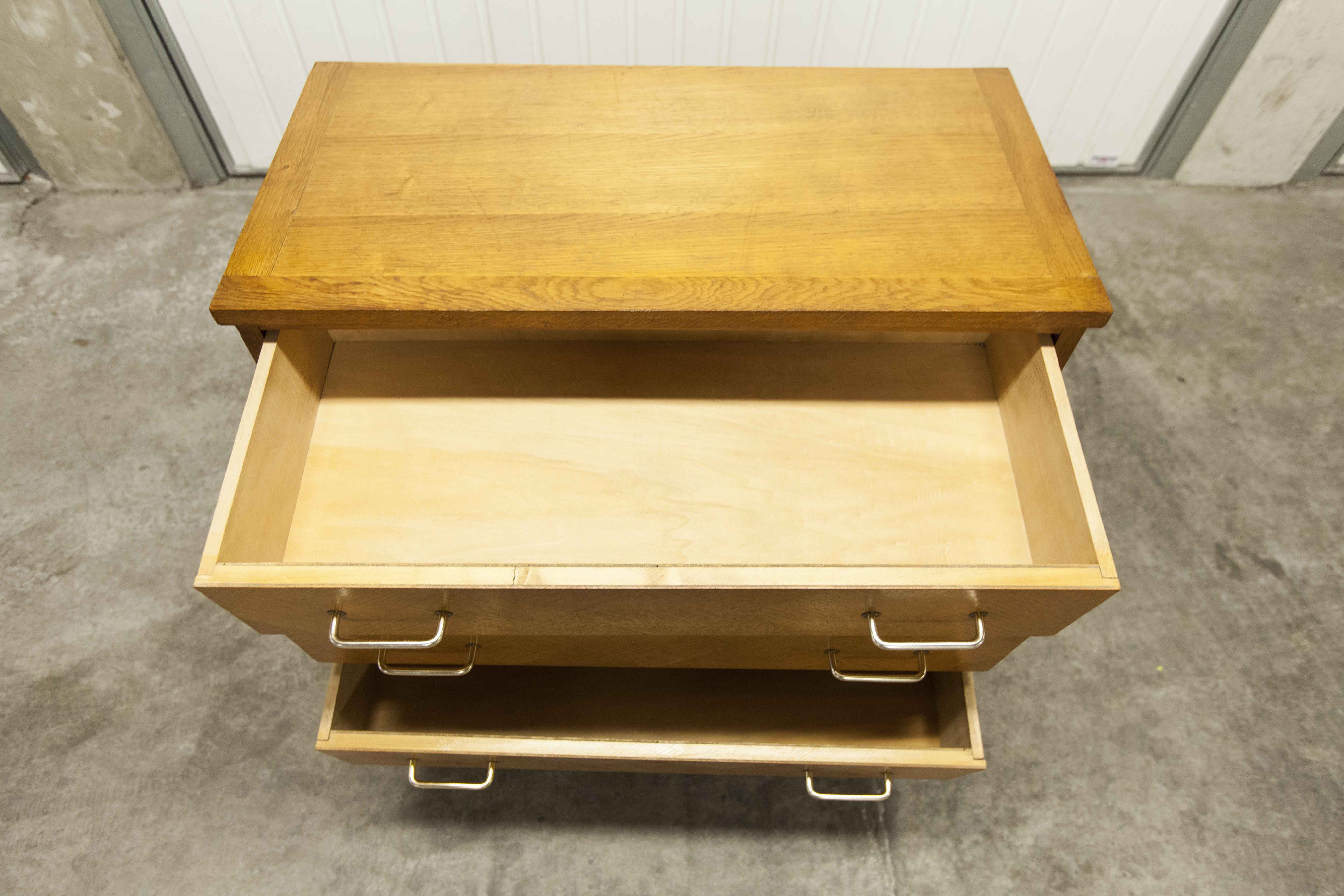 Commode scandinave 3 tiroirs années 60 pieds compas