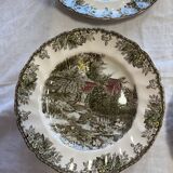 English dinner plates
