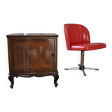 Small antique Baroque cabinet, 1890s