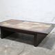 Vintage wood and ceramic coffee table