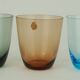 6 mid century GLASSES 1950s 60s colored glass WMF crystal glass