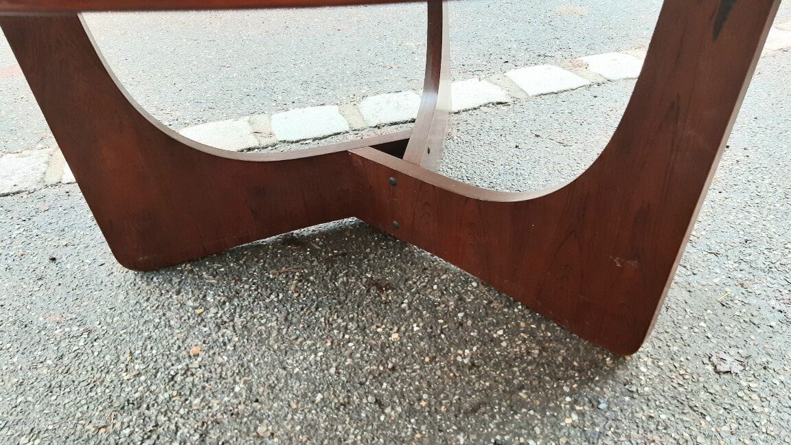 Rosewood coffee table 1970