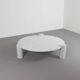 Large Impressive Carrara Marble Coffee Table Made in Italy, 1970s