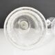 Two cracked glass lanterns 30.5 cm