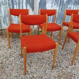Chaises vintage style scandinave