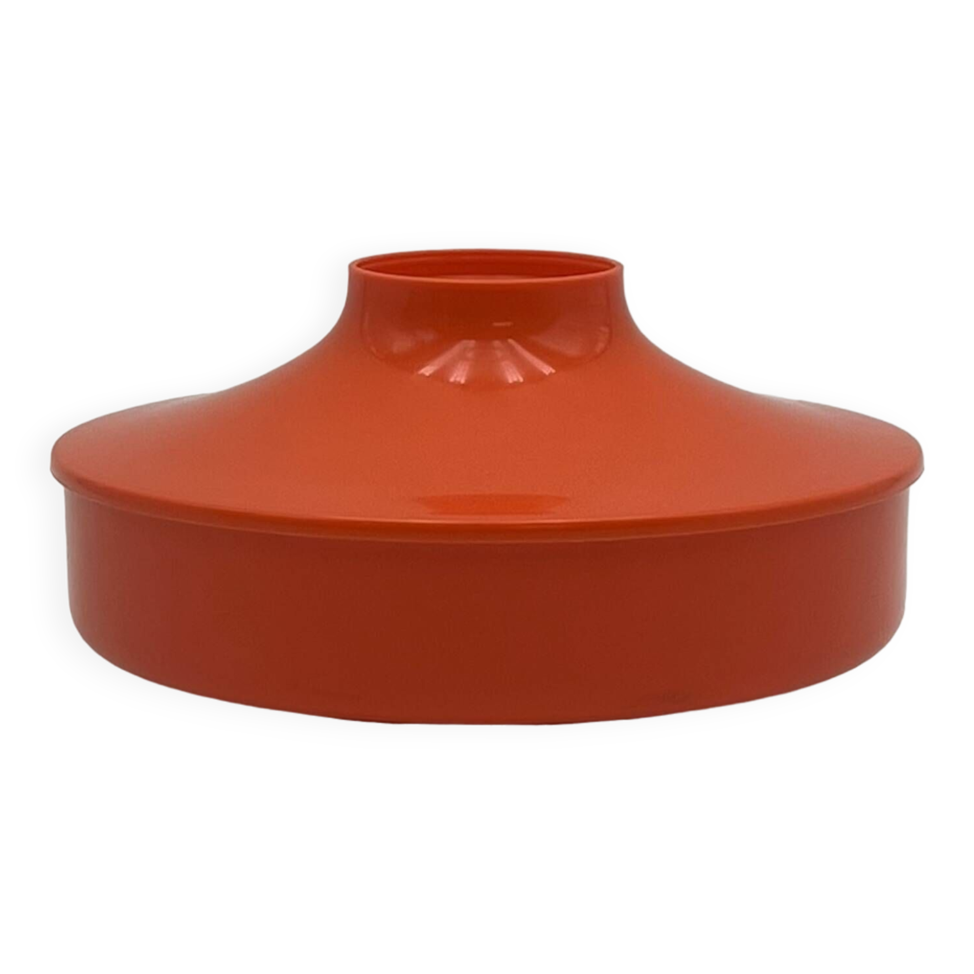 Space Age Orange UFO Jar Luigi Massoni for Guzzini, 1960s