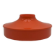 Space Age Orange UFO Jar Luigi Massoni for Guzzini, 1960s
