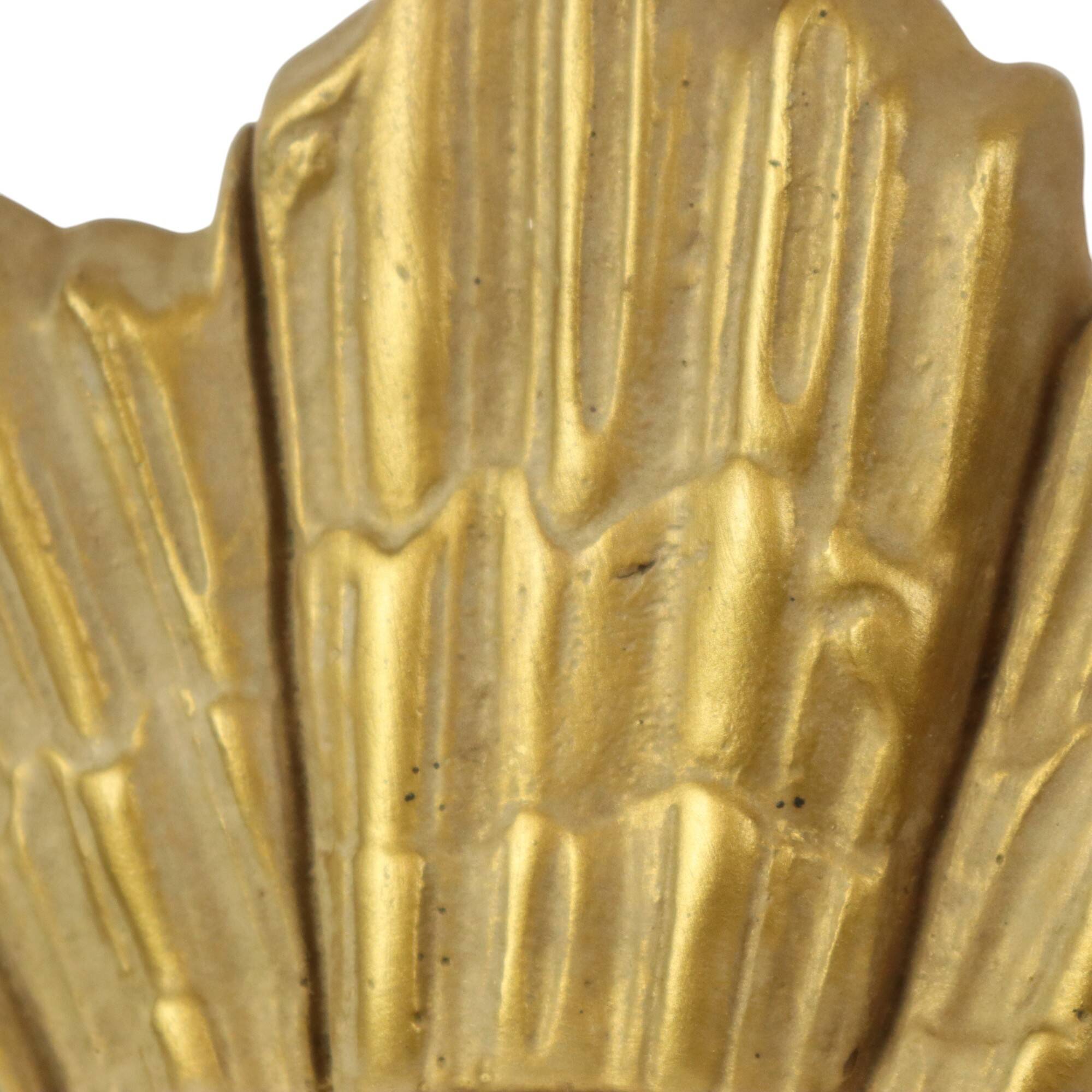 Golden Sun Mirror Plaster Sunburst Mirror Convex 48cm