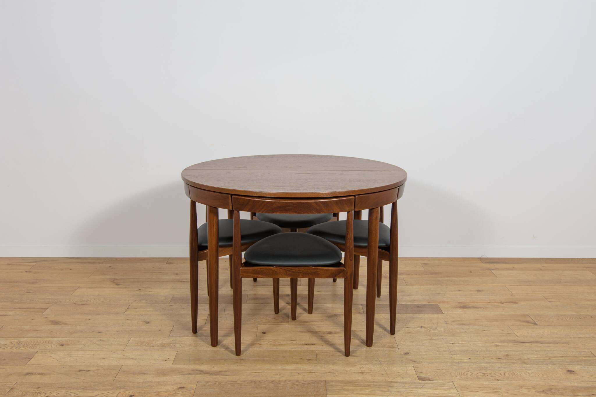 Mid-Century Dining Set by Hans Olsen for Frem Røjle, Denmark, 1950s, Set of 5