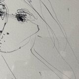 Camille Hilaire - Dessin d'une femme