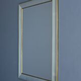 Vintage wall mirror by Deknudt, Belgium 1970