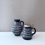 Vintage stoneware Mari&Remy, vintage jug, German Bembel cider