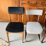 Set of 6 mismatched chairs