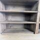 Vintage wooden lockers with compartments