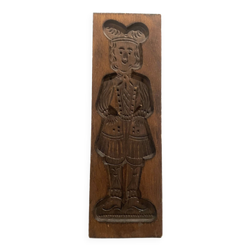Vintage wooden speculoos mold