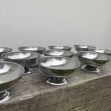 12 stainless steel cups 1970
