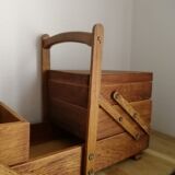 Little sewing worker