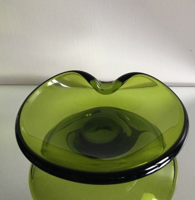 Sculptural Holmegaard bowl Danish 1950’s